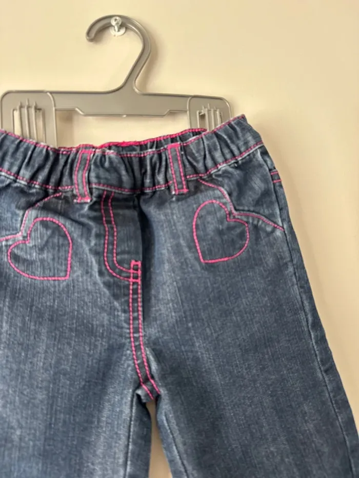 👖🌻jeans brut - bébé fille - 9 mois - très bon état - 71 cm - photo numéro 4