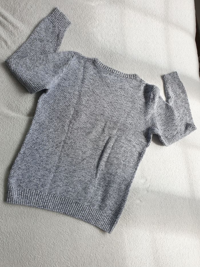 Pull homme noir et blanc L - photo numéro 4