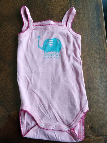 Body débardeur fille 6m - 67cm