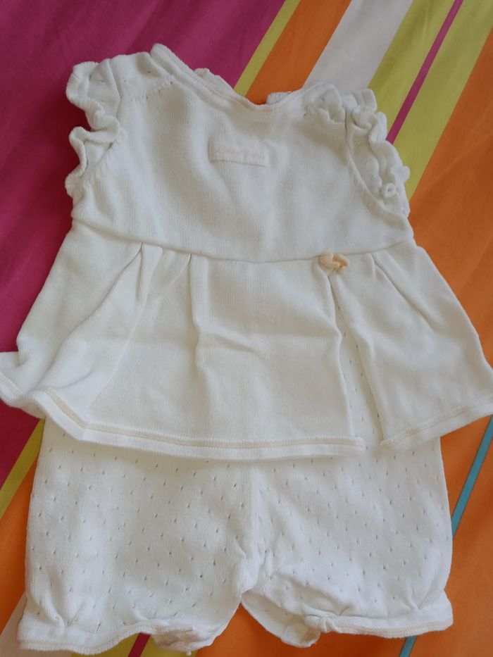 Combi short robe 1 mois Lulu et tralala