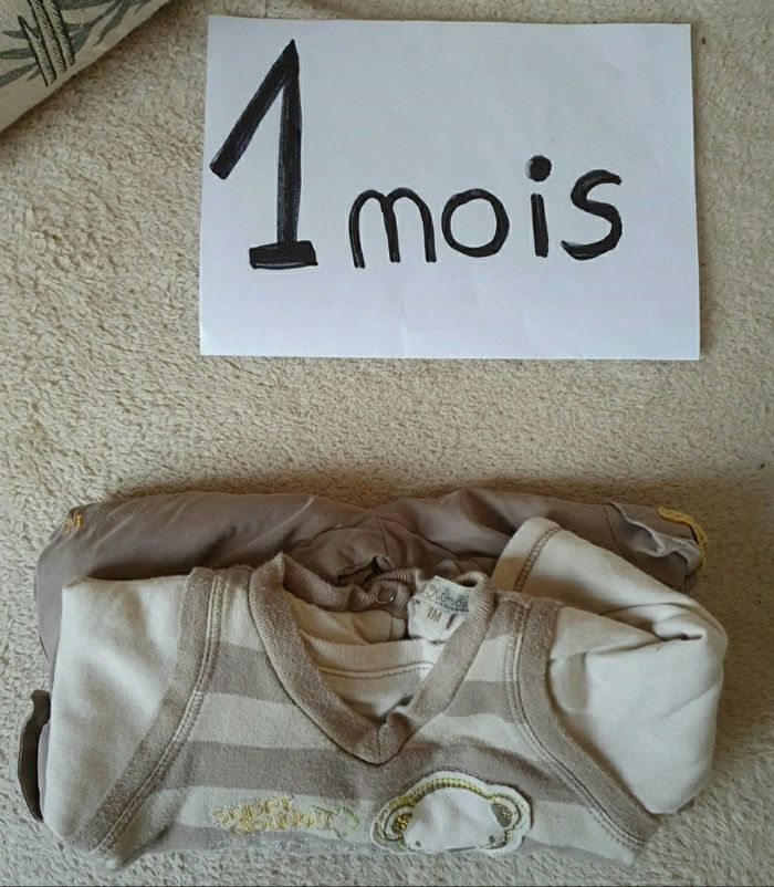 Ensemble bébé 1 mois kimbaloo