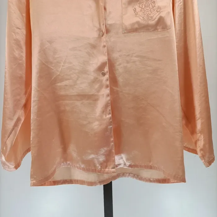 Chemise satinée rose poudré - Chuchotements - Taille 38/40 - A046 - photo numéro 6