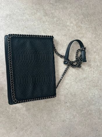 Sac à main imitation croco