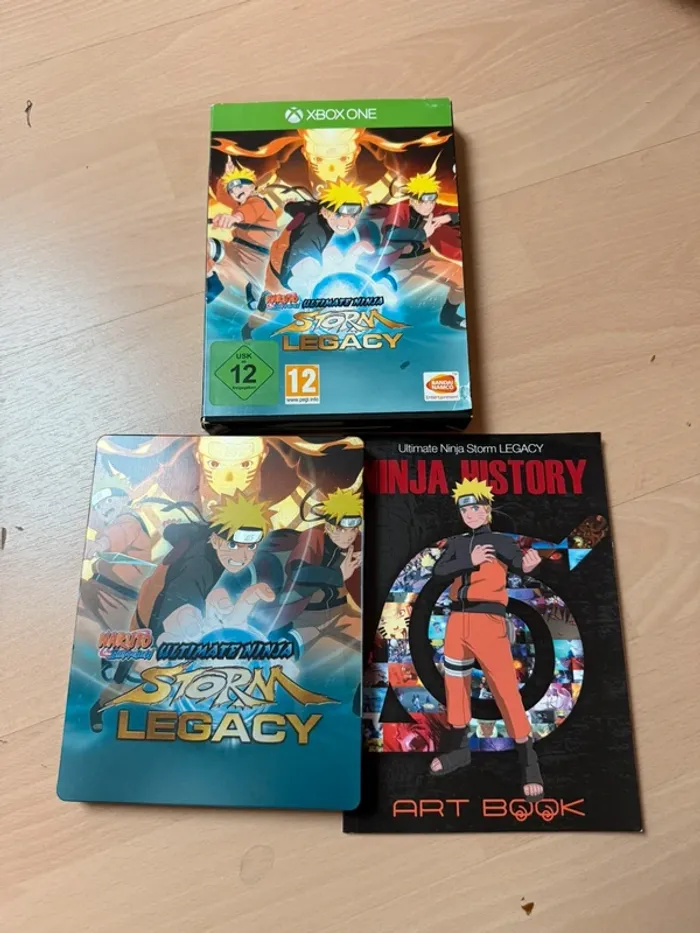 Coffret naruto shippuden storm legacy xbox - photo numéro 2