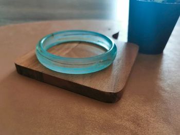 Bracelet femme manchette bleu turquoise