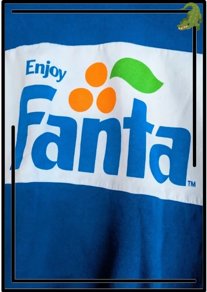 Sweat "Enjoy Fanta" vintage – Taille S - photo numéro 2