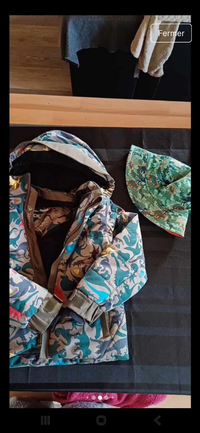 Manteau Dino Degré 7 taille 6 ans - photo numéro 4
