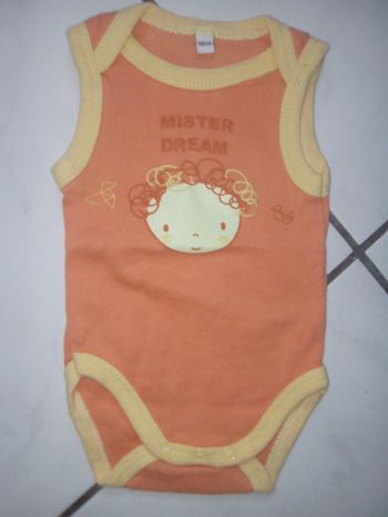 Body garçon 1 mois