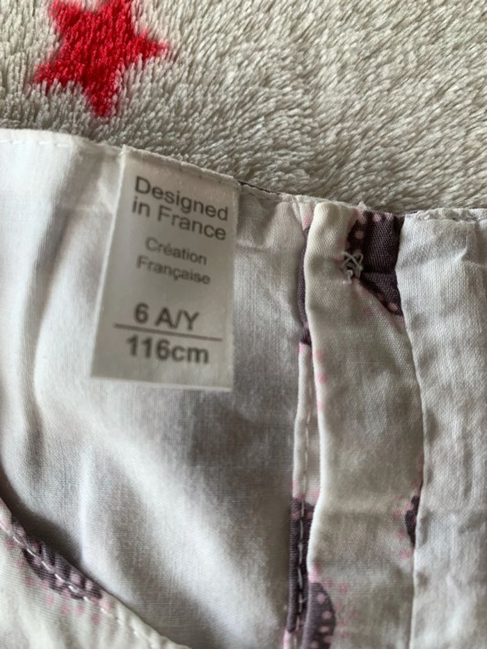 Robe Okaïdi Blanche et Violette 6A - photo numéro 3