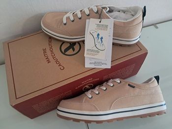 Aigle baskets été en toile beige P.41 neuves