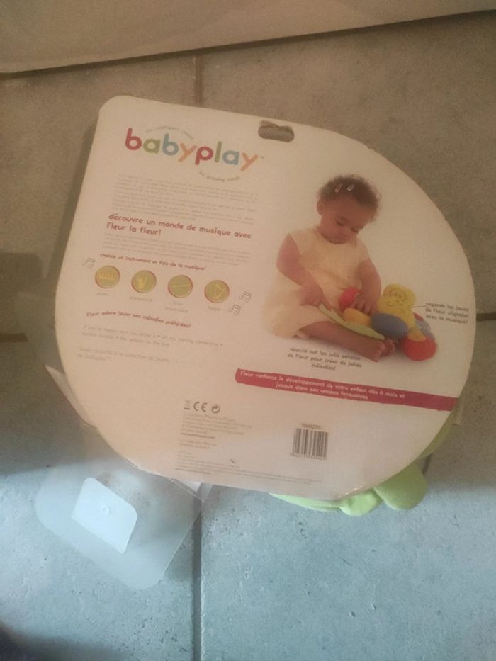 Babyplay musical pétales fleur the flower - photo numéro 4