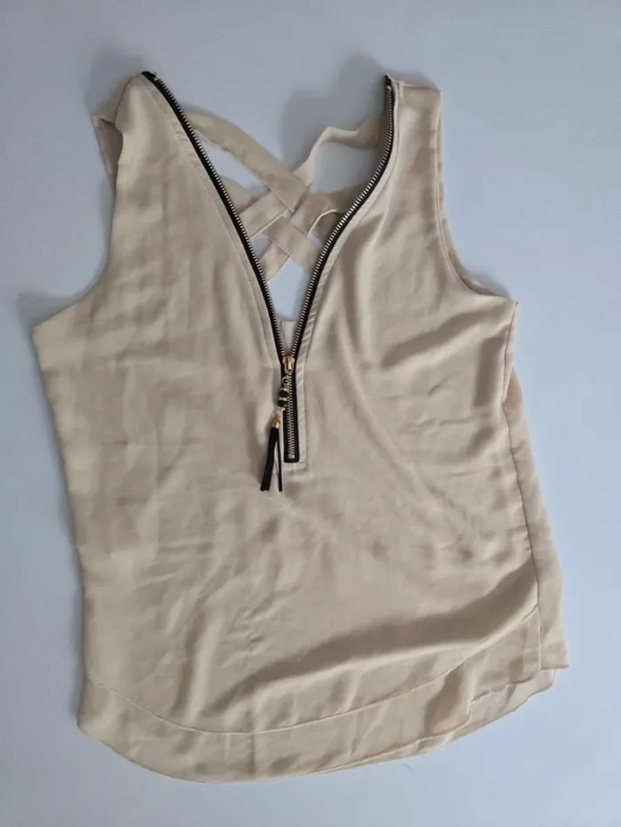 Debardeur beige
