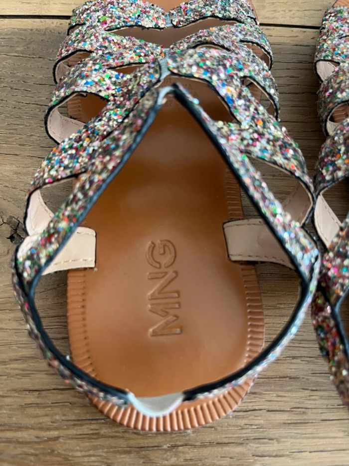 Sandales à paillettes Mango - photo numéro 4