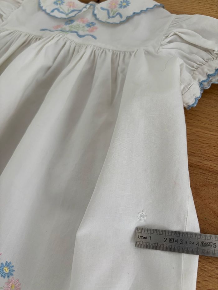 Robe ancienne de baptême ou cérémonie 6-9mois estimé - photo numéro 7