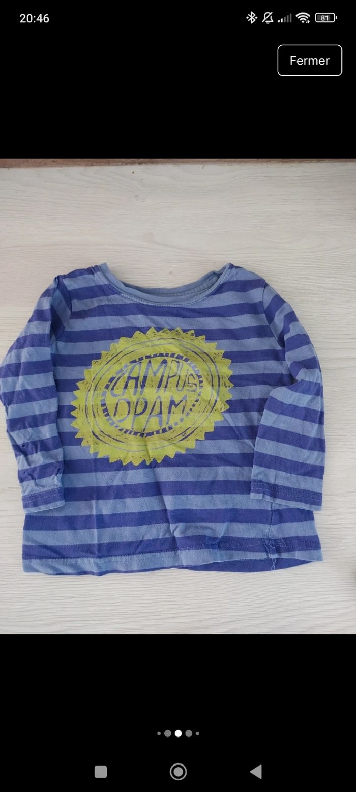 Lot t-shirt manches longues 3ans - photo numéro 4