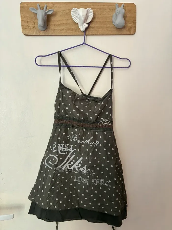 Magnifique robe à bretelles, 2 ans, Ikks.
