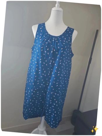 Combishort bleu camaïeu 44