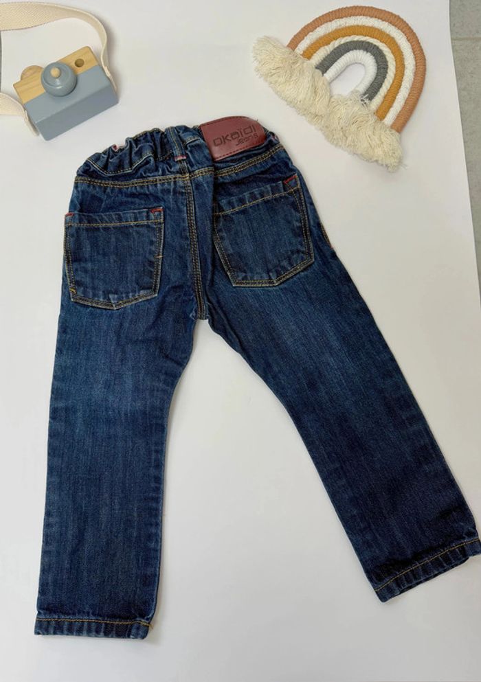 Jeans bébé garçon Okaidi 2 ans très bon état - photo numéro 3
