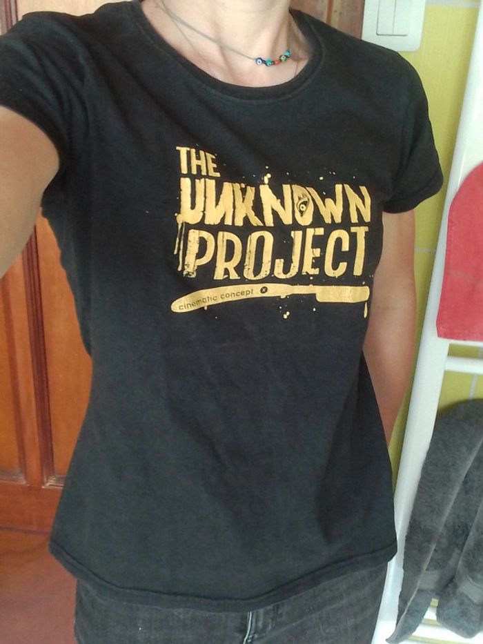 T-shirt femme noir The Unknown Project - photo numéro 3