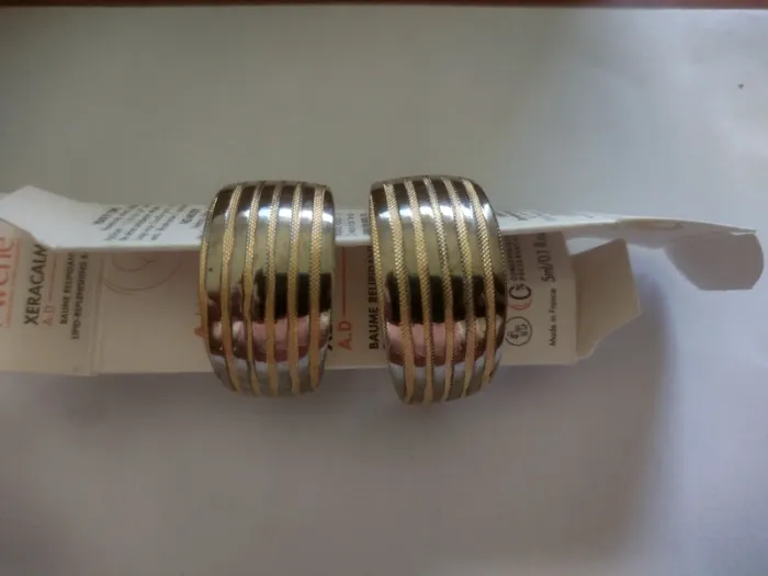 Paire Créole clips vintage - photo numéro 7