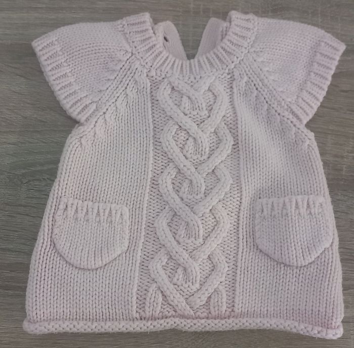 Robe  courte fille manche courte taille 1 mois