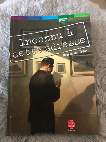Livre Inconnu à cette adresse