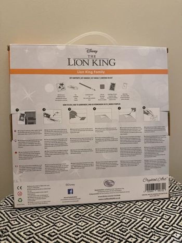 Crystal Art - Kit créatif à diamanter Disney Le Roi Lion Dès 6 ans - photo numéro 2