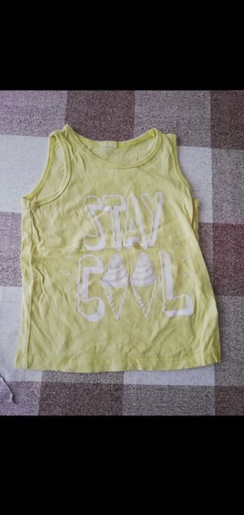 Débardeur vert 24 mois