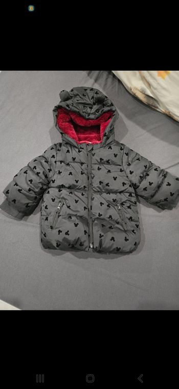 Manteau bébé fille minnie