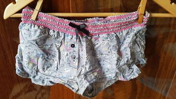 Short pyjama gris