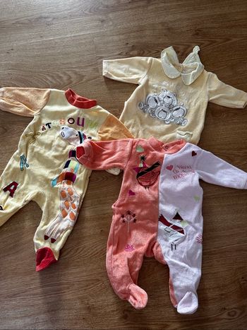 Pyjamas bébé fille 1 mois
