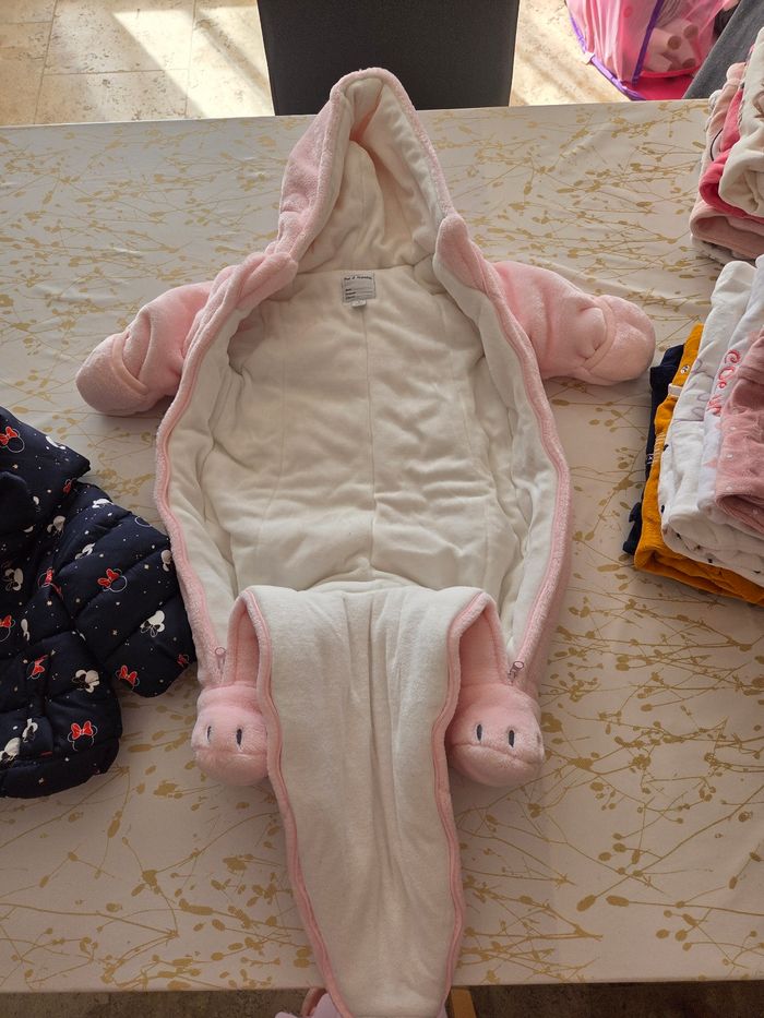 Veste et combinaison pilote  bébé fille 3 mois - Très bon état - photo numéro 6