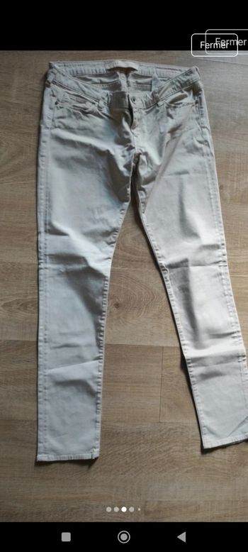 Jean ou pantalon beige Guess Neuf femme