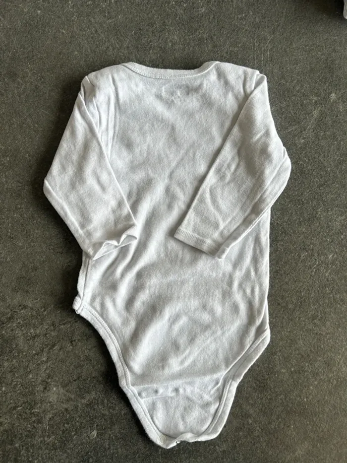 Lot de 3 bodys manches longues 9 mois - photo numéro 4