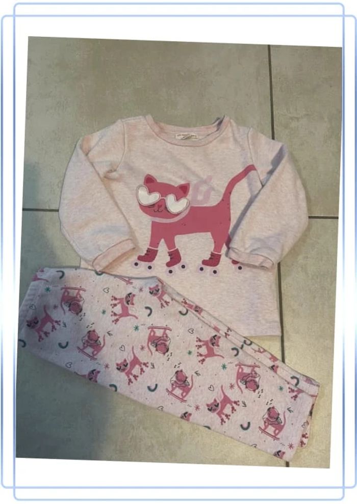 Pyjama polaire 2 ans du pareil au même