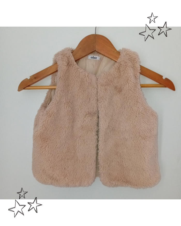 Veste fourrure d'hiver Gémo 8 ans fille