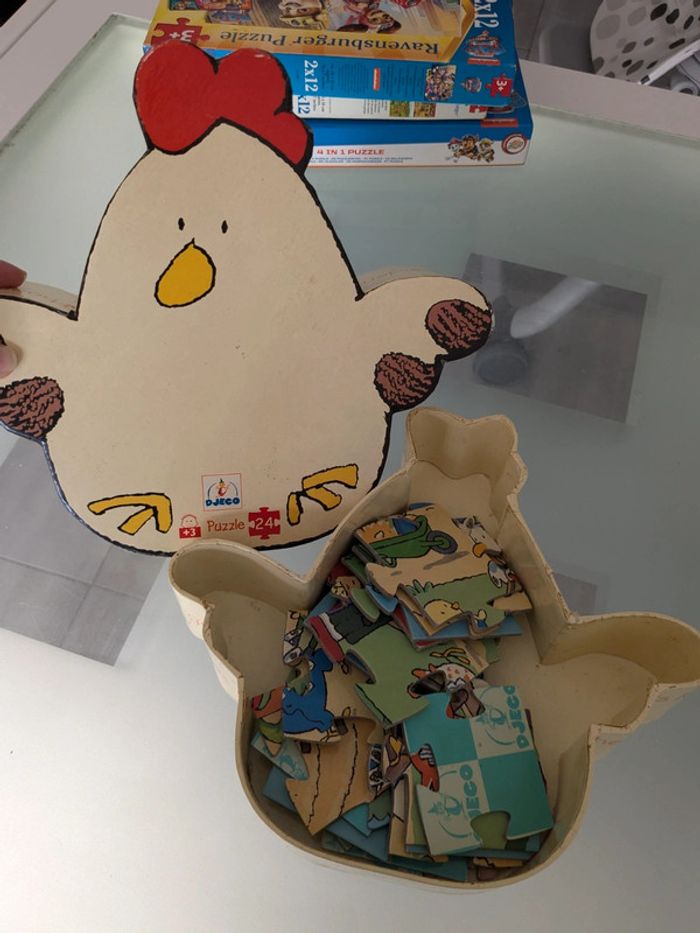 Puzzle Djeco poule 24 pièces - photo numéro 2