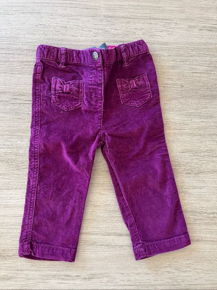 Pantalon velours fille 12 mois Orchestra