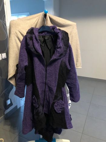 Manteau laine XL
