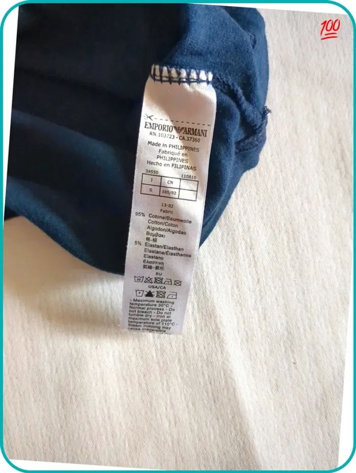 T-shirt Armani homme S - photo numéro 4