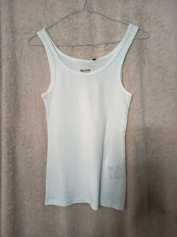 Tee-shirt. sans manches. certifié coton organic (A138)