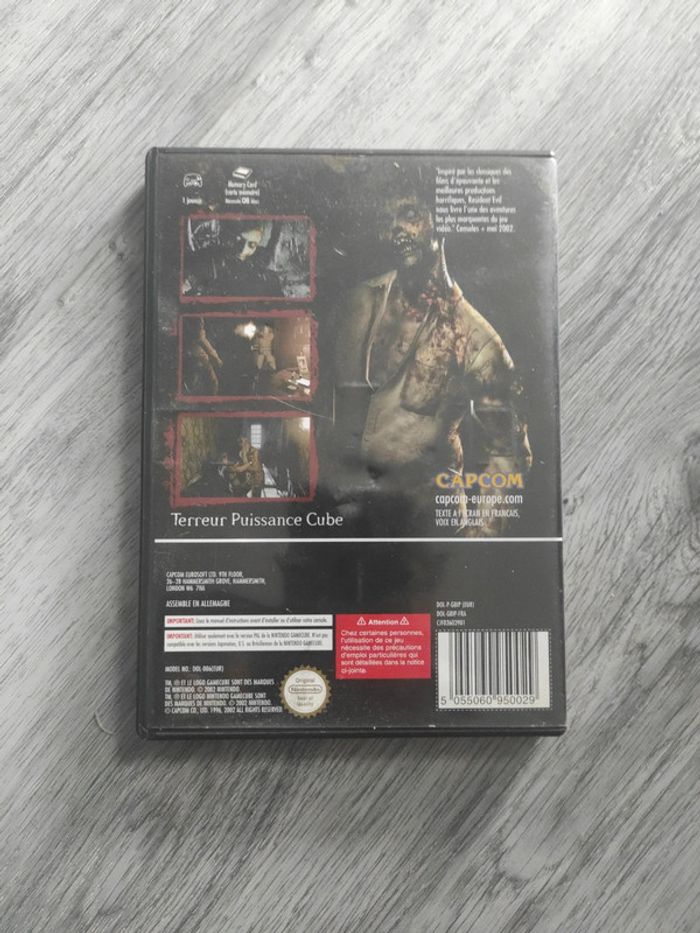 Jeu GameCube resident evil - photo numéro 2