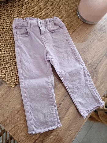 Pantacourt violet 4 ans