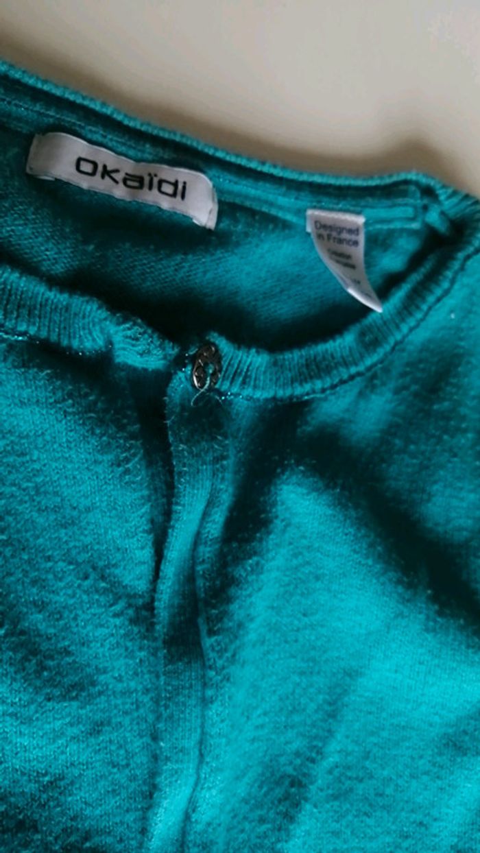 Bolero bleu okaidi - photo numéro 2