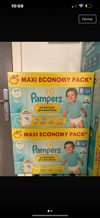 Couche Pampers premium protection