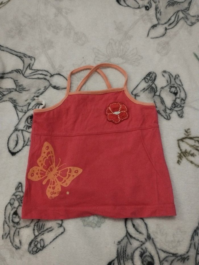 Débardeur papillon 36 mois