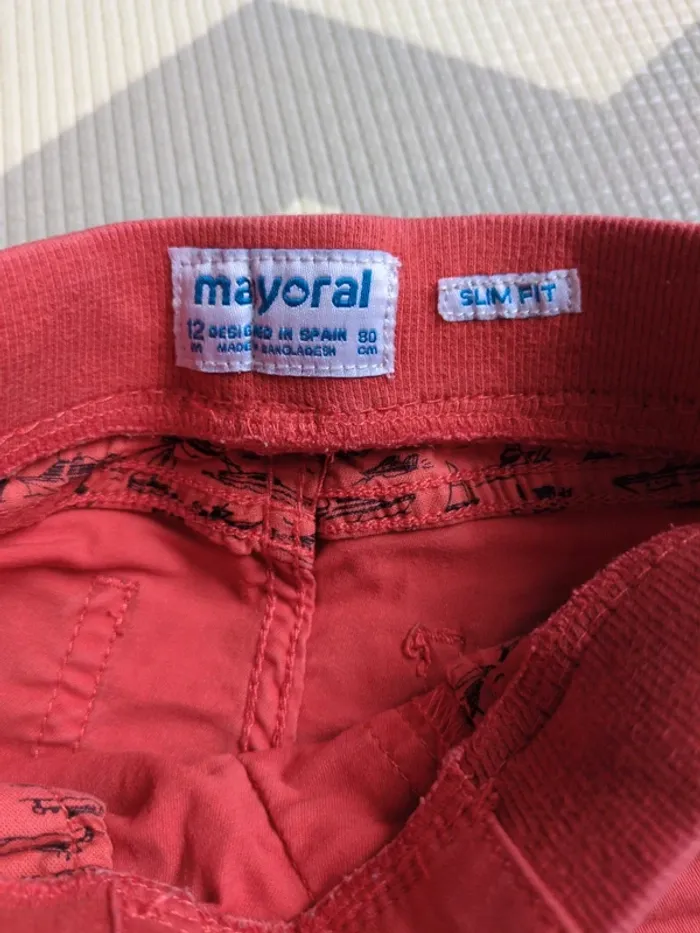 Lot 2 pantalons Mayoral 12 mois - photo numéro 8