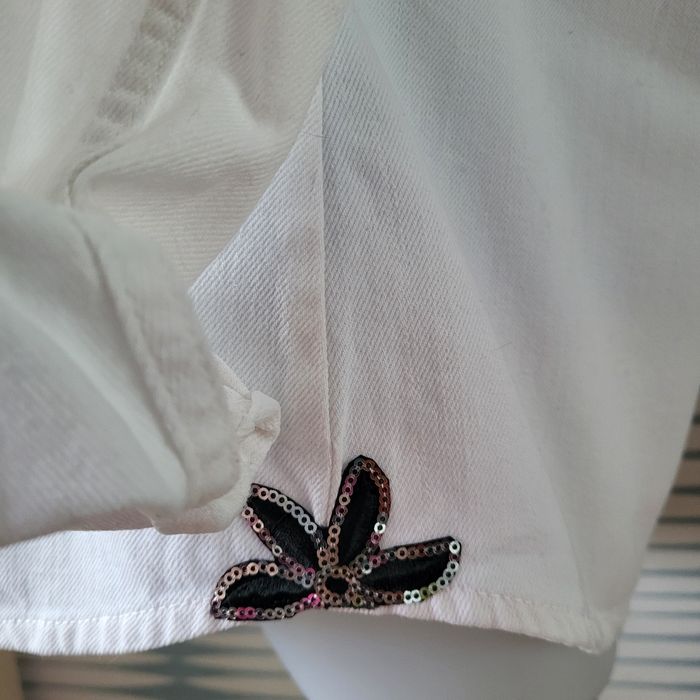 Veste surchemise blanche Camaïeu taille XL excellent état - photo numéro 8