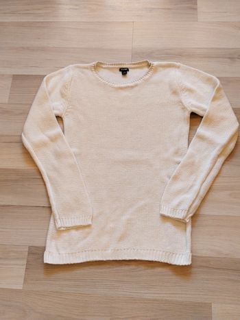 Pull léger col brillant