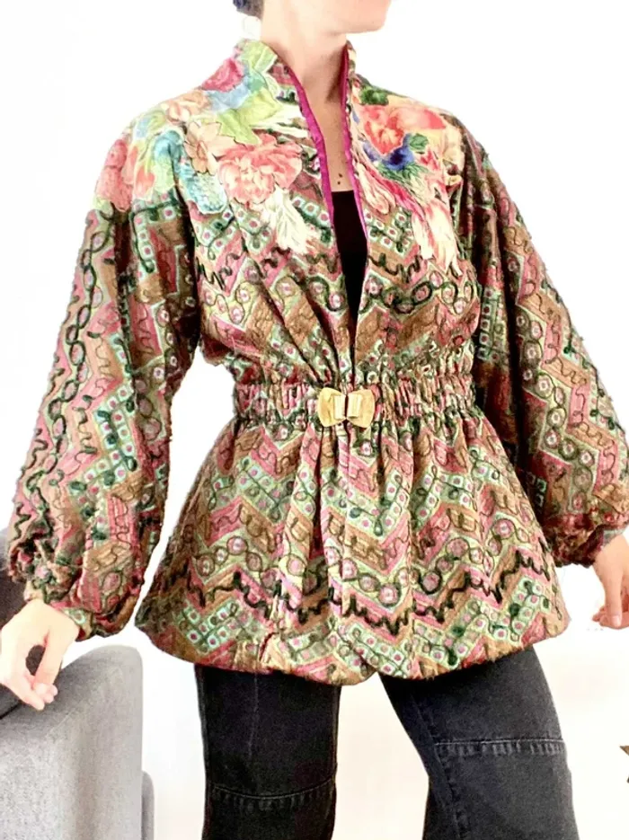 Veste Vintage sans étiquette - Bon état - photo numéro 7